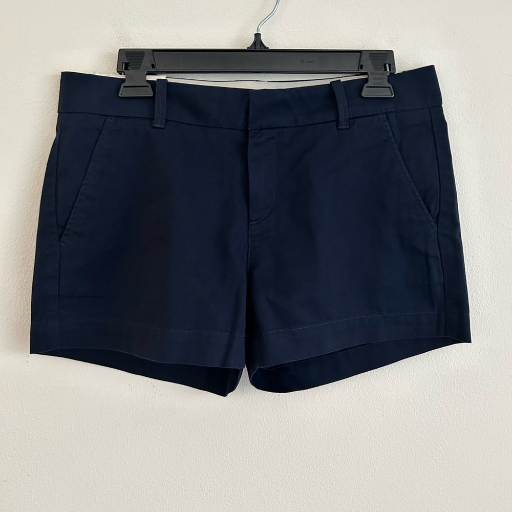 NWT Uniqlo Cotton Navy Chino Shorts Size 8